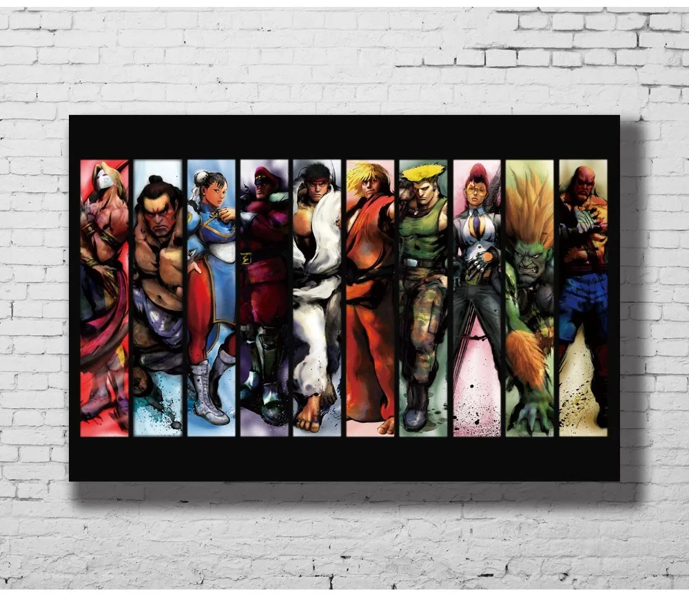 Street Fighter Characters Classic Finghting Wall Sticker Home Decoration Silk Art Poster
Street Fighter Characters Classic Finghting Wall Sticker Home Decoration Silk Art Poster