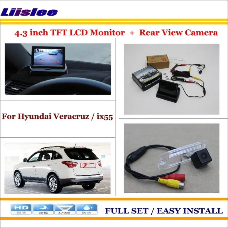 In Car 4.3" Color LCD Monitor + Car Rear Back Up Camera = 2 in 1 Park Parking System - For Hyundai Veracruz / ix55
In Car 4.3" Color LCD Monitor + Car Rear Back Up Camera = 2 in 1 Park Parking System - For Hyundai Veracruz / ix55