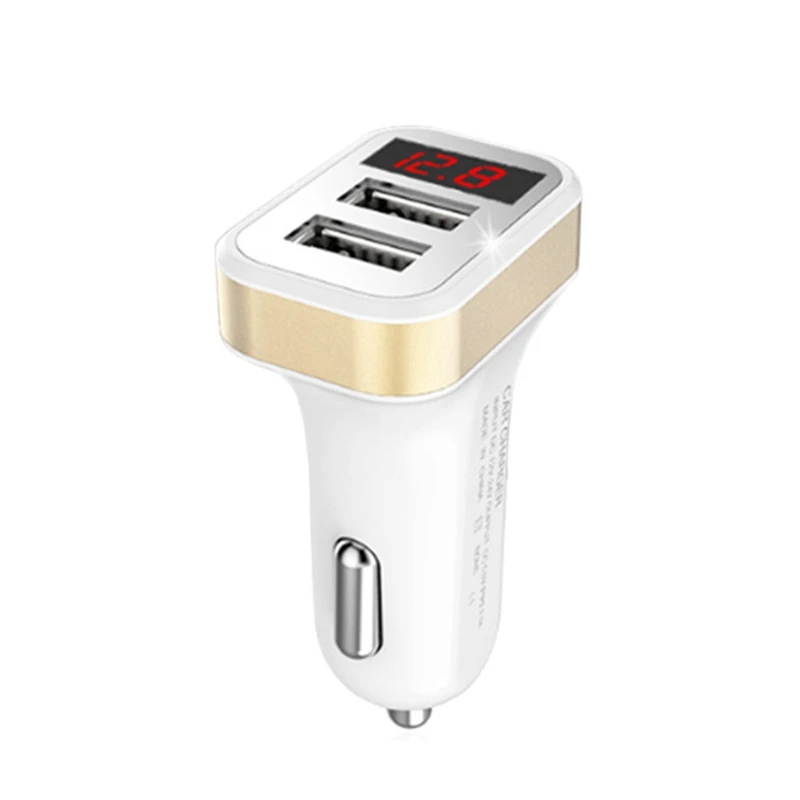 Dual USB Port Digital LED Voltage Current Display Car Charger 2.1A Charging Adapter For iPhone iPad Samsung For Xiaomi Huawei
Dual USB Port Digital LED Voltage Current Display Car Charger 2.1A Charging Adapter For iPhone iPad Samsung For Xiaomi Huawei