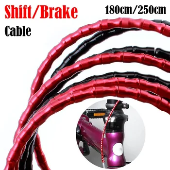 FISH Bone Style 86.7g/set Bicycle Derailleur CNC Aluminum Alloy Cycling MTB Road Bike Shifter Cable Housing Set Bicycle Part
FISH Bone Style 86.7g/set Bicycle Derailleur CNC Aluminum Alloy Cycling MTB Road Bike Shifter Cable Housing Set Bicycle Part