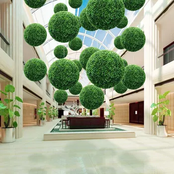 New 12-40cm Artificial Grass Topiary Balls Out/Indoor Hanging Ball For Wedding Party Diy Hotel Home Yard Garden Decoration
New 12-40cm Artificial Grass Topiary Balls Out/Indoor Hanging Ball For Wedding Party Diy Hotel Home Yard Garden Decoration
