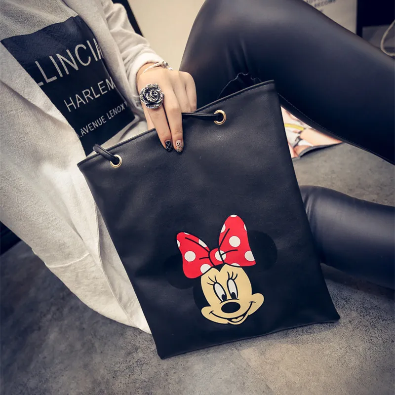 Disney Mickey Mouse Cartoon Large Capacity bag Shoulder Shopper lady handbag women shopping Leisure Fashion Satchel
Disney Mickey Mouse Cartoon Large Capacity bag Shoulder Shopper lady handbag women shopping Leisure Fashion Satchel