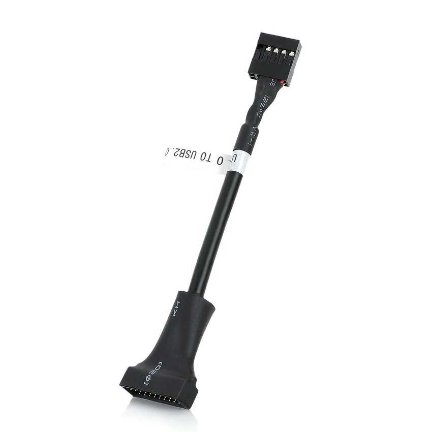 Zihan USB 2.0 9pin Housing Male to Motherboard USB 3.0 19pin Header Female Cable 10cm
Zihan USB 2.0 9pin Housing Male to Motherboard USB 3.0 19pin Header Female Cable 10cm