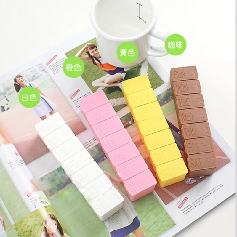 Random Color Tablet 7 days weekly pill holder medicine box storage organizer container Pill Box hotbox sale Organizer 2019
Random Color Tablet 7 days weekly pill holder medicine box storage organizer container Pill Box hotbox sale Organizer 2019
