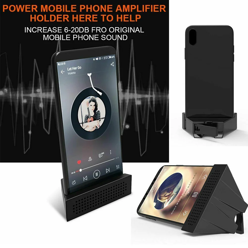 Anti Slip Sound Amplifier Desktop Stand Mount Loudspeaker Solid Modern Mini Handsfree Home Universal Bracket Tool Phone Holder
Anti Slip Sound Amplifier Desktop Stand Mount Loudspeaker Solid Modern Mini Handsfree Home Universal Bracket Tool Phone Holder