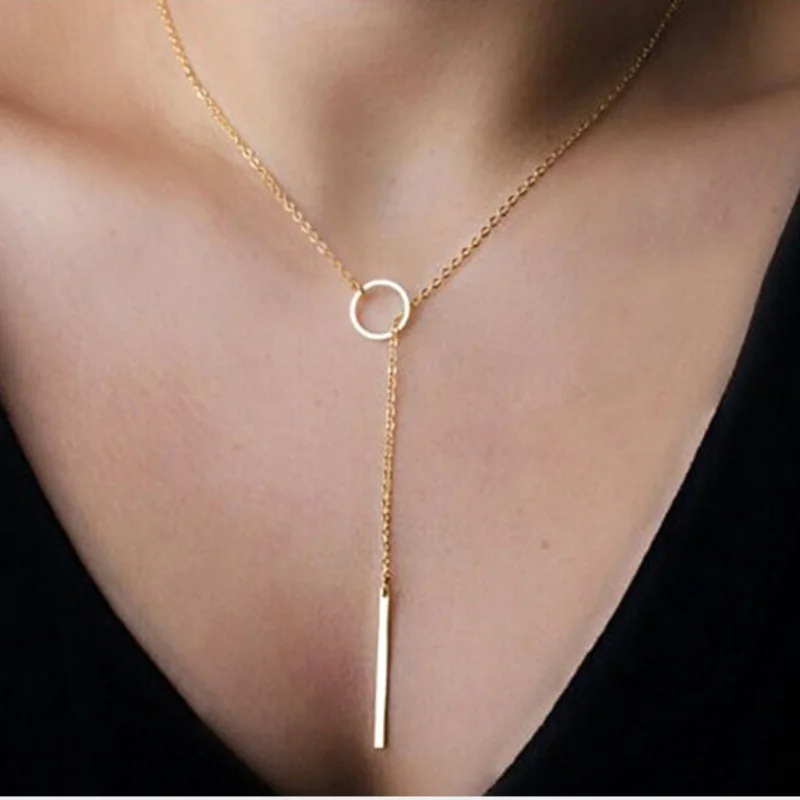 Sexy Collar Necklace Simple Pendant Gold Color Choker Necklaces Fashion collares Jewelry For Women Gift new
Sexy Collar Necklace Simple Pendant Gold Color Choker Necklaces Fashion collares Jewelry For Women Gift new