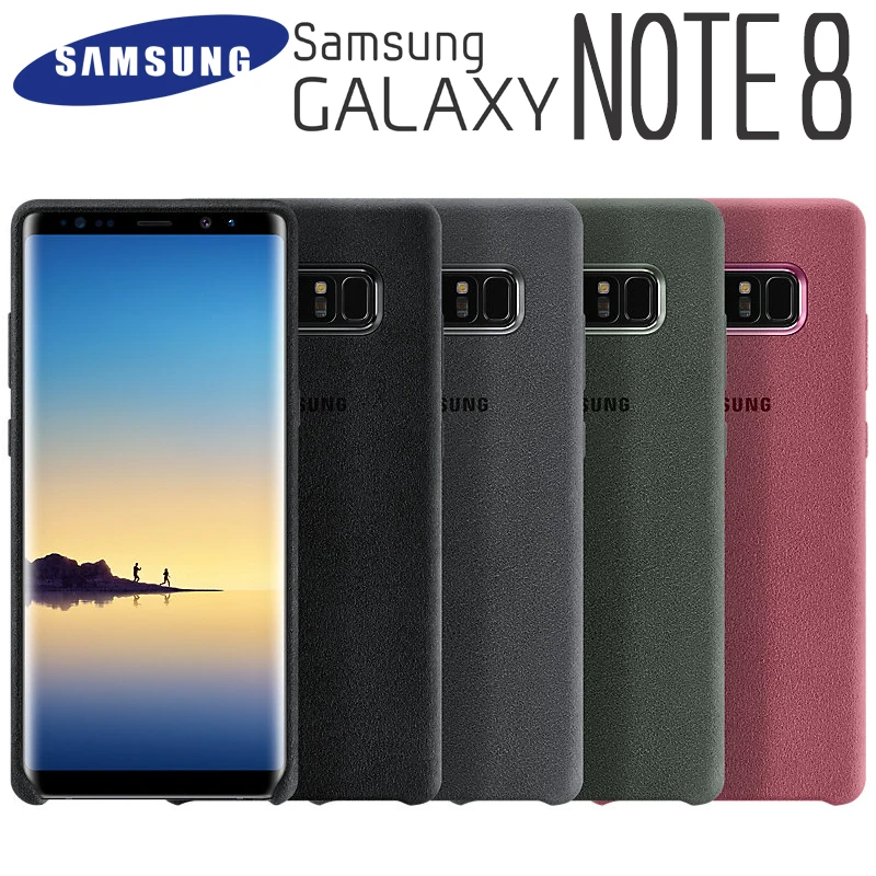 Чехол для Samsung Galaxy Note 8 100% оригинал официальная защита из натуральной замши чехол