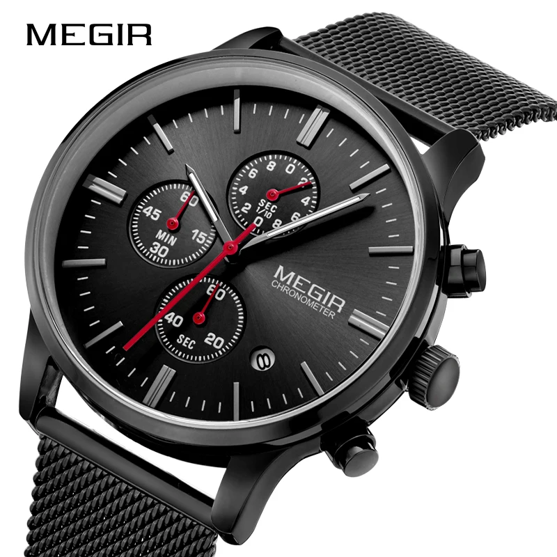 Fashion Luxury Brand Watches Men Stainless Steel Mesh Band Quartz Sport Watch Chronograph Men's Wrist Watches Clock
Fashion Luxury Brand Watches Men Stainless Steel Mesh Band Quartz Sport Watch Chronograph Men's Wrist Watches Clock