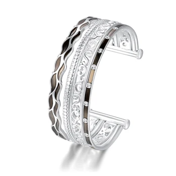 Cremo georgette Wide Cuff Bracelets for Women - 4-in-1 Detachable Black Enamel Open Bangle Bracelet Jewelry Gift Match Freely
Cremo georgette Wide Cuff Bracelets for Women - 4-in-1 Detachable Black Enamel Open Bangle Bracelet Jewelry Gift Match Freely