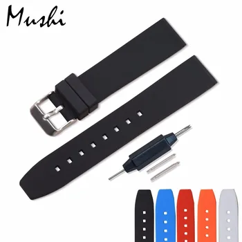 MS Silicone Watchband Black Diver Watch Band Rubber Watch Strap with Brushed Stainless Steel Buckle Clasp 20mm 22mm Watch Strap 
MS Silicone Watchband Black Diver Watch Band Rubber Watch Strap with Brushed Stainless Steel Buckle Clasp 20mm 22mm Watch Strap
