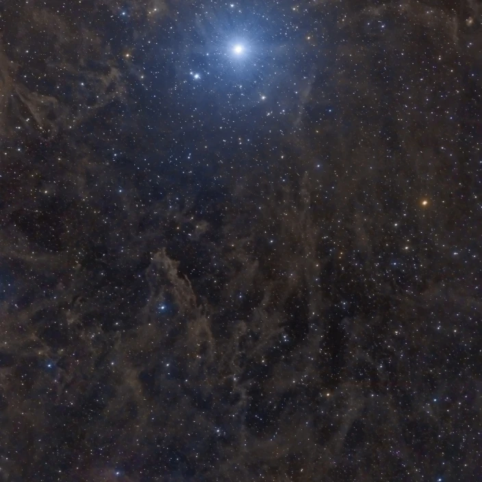 Polaris surrounded by molecular clouds Poster Print (23 x 33)