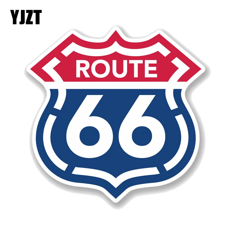YJZT 13.5CM*13.2CM Flag America Travel USA Route 66 PVC Motorcycle Car Sticker 11-00735
YJZT 13.5CM*13.2CM Flag America Travel USA Route 66 PVC Motorcycle Car Sticker 11-00735