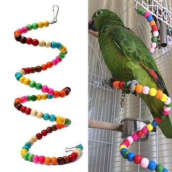 100CM Pet Parrot Toy Bouncing Cage Bird Hanging Spiral Ladder Cockatoo Parakeet Toys Pet Supplies LXY9
100CM Pet Parrot Toy Bouncing Cage Bird Hanging Spiral Ladder Cockatoo Parakeet Toys Pet Supplies LXY9