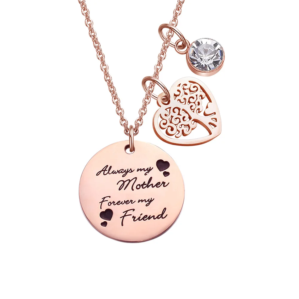 Fashion Mother and Daughter Charm Pendant Necklace Women jewelry Tree of life Pendant Mother's day gift Birthday
Fashion Mother and Daughter Charm Pendant Necklace Women jewelry Tree of life Pendant Mother's day gift Birthday