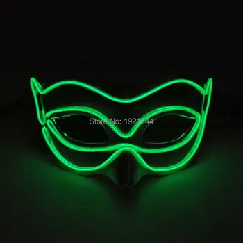 Hot Flash Mask Lighting Color Green EL Wire Fox Mask Night Club Dance DJ Mask with DC-3V Steady on Driver
Hot Flash Mask Lighting Color Green EL Wire Fox Mask Night Club Dance DJ Mask with DC-3V Steady on Driver