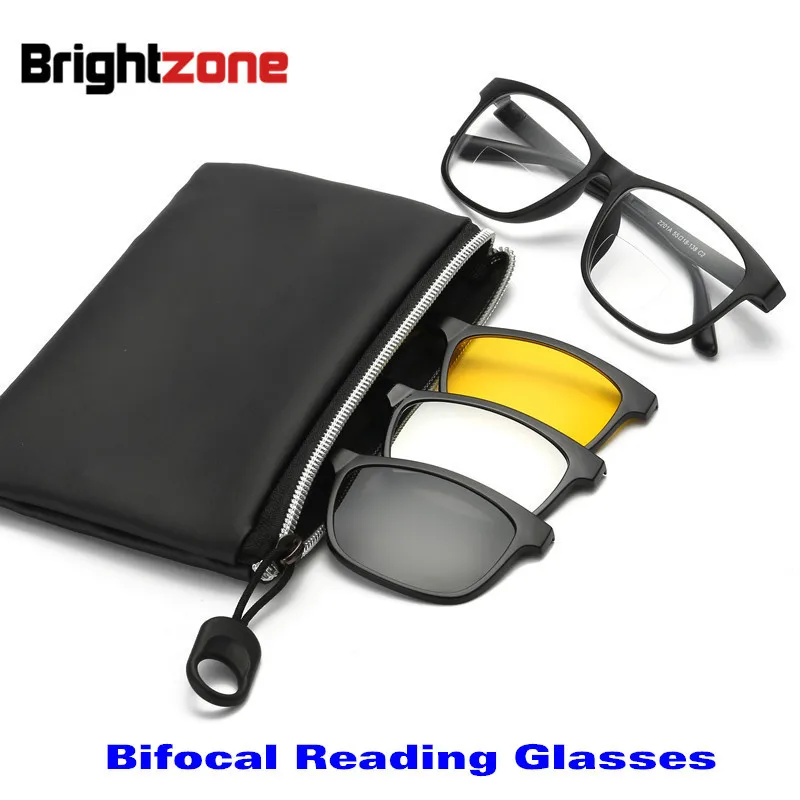 Far distance and Near View Bifocal Multifocal Light Presbyopic Reading Glasses with 3pcs Suns Clip-on Magnet Mirrored Spectacles
Far distance and Near View Bifocal Multifocal Light Presbyopic Reading Glasses with 3pcs Suns Clip-on Magnet Mirrored Spectacles