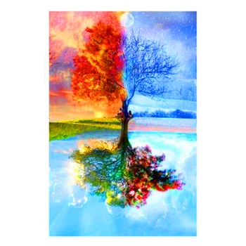 Full 5D Diamond Embroidery Kits Cross-Stitch Season Trees Home Decor Diamond Painting Tree Mosaic DIY Pictures Paint Needlework
Full 5D Diamond Embroidery Kits Cross-Stitch Season Trees Home Decor Diamond Painting Tree Mosaic DIY Pictures Paint Needlework