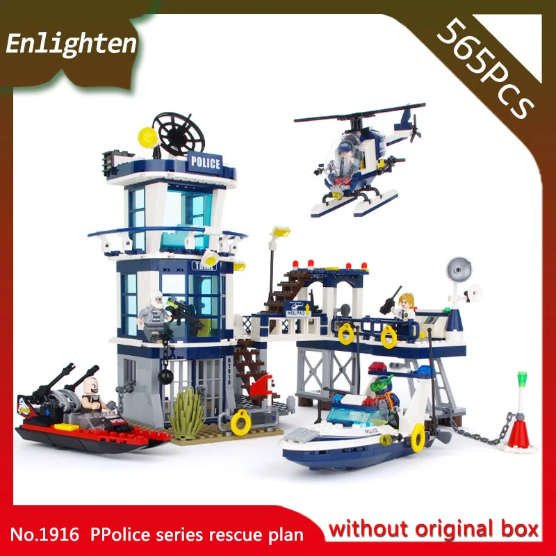 Enlighten 1916 565pcs Police series Rescue plan Building Blocks Bricks Kids Toys Gift Compatible with Legoings
Enlighten 1916 565pcs Police series Rescue plan Building Blocks Bricks Kids Toys Gift Compatible with Legoings