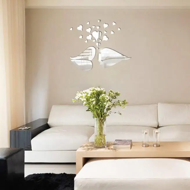 2019 Exquisite DIY art Modern Acrylic Plastic 3D Mirror Sticker Ar-hall Bedroom wall decorations living house decoration
2019 Exquisite DIY art Modern Acrylic Plastic 3D Mirror Sticker Ar-hall Bedroom wall decorations living house decoration