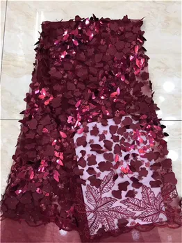 2019 High Quality French 3D Tulle African Lace Fabric Sequins Embroidered Nigerian Lace Fabrics For Wowen Dress(5-19
2019 High Quality French 3D Tulle African Lace Fabric Sequins Embroidered Nigerian Lace Fabrics For Wowen Dress(5-19
