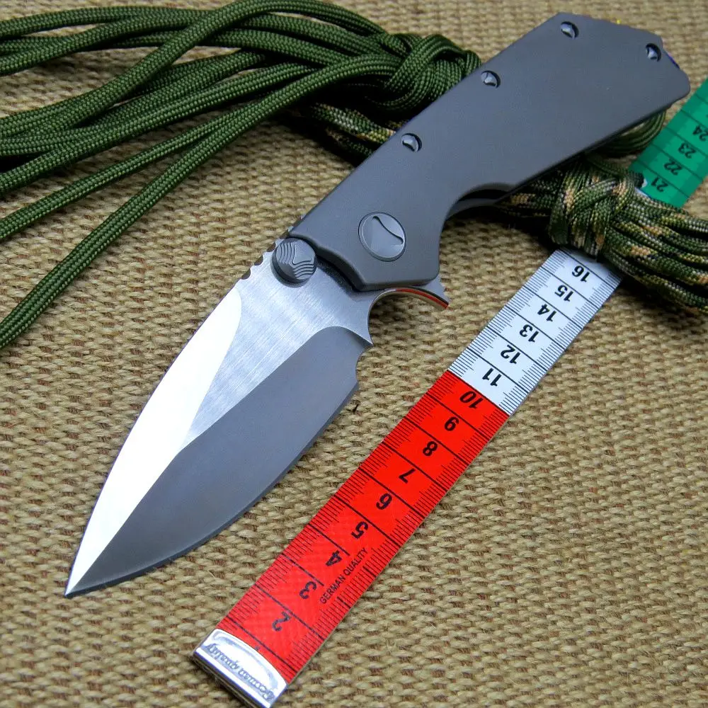 Efeng D2 steel blade Bearing folding knife TC4 titanium alloy handle tactical camping knive EDC tool really good quality knife
Efeng D2 steel blade Bearing folding knife TC4 titanium alloy handle tactical camping knive EDC tool really good quality knife