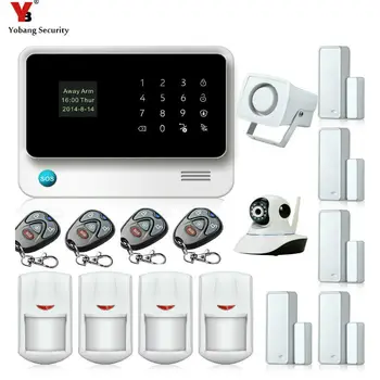 Yobang Security WIFI GSM Alarm Siren Home Security Alarm Systems Kit Remote Control Motion Detector Door Open/Close Sensor
Yobang Security WIFI GSM Alarm Siren Home Security Alarm Systems Kit Remote Control Motion Detector Door Open/Close Sensor