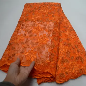 New design african guipure cord lace fabric with sequins embroidered mesh tulle laces 2019 African french lace fabric -J5
New design african guipure cord lace fabric with sequins embroidered mesh tulle laces 2019 African french lace fabric -J5