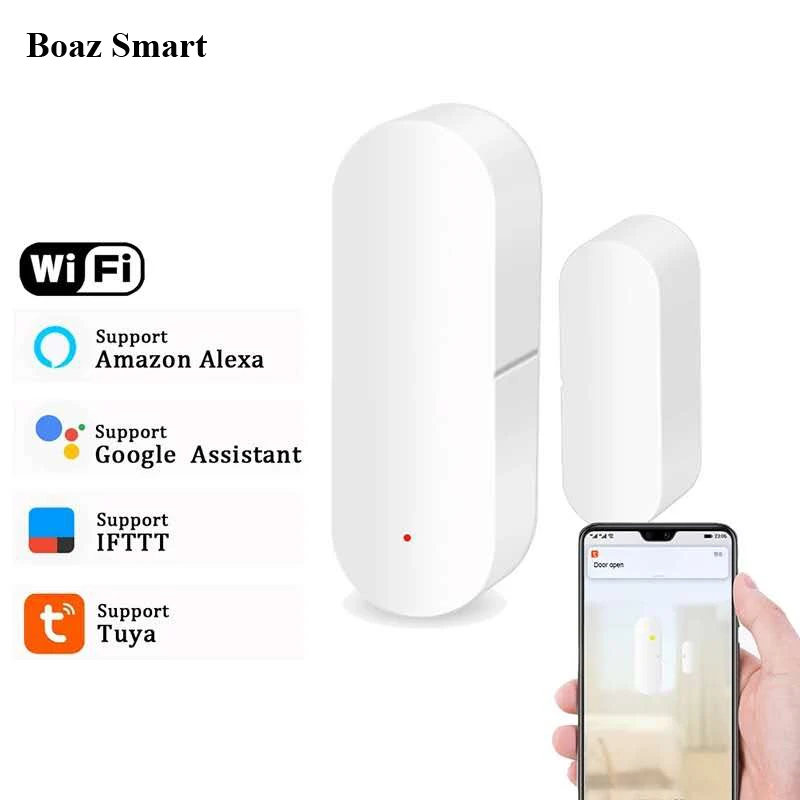 Door Window Wireless Detector Home Security Sensor WiFi App Burglar Alarm with Magnetic Sensor tuya support alexa google home
Door Window Wireless Detector Home Security Sensor WiFi App Burglar Alarm with Magnetic Sensor tuya support alexa google home