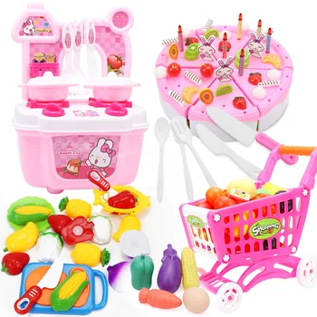Children Kitchen Pretend Play Toys Cutting Fruit Vegetable Food Miniature Play Do House Education Toy Gift for Girl Kid
Children Kitchen Pretend Play Toys Cutting Fruit Vegetable Food Miniature Play Do House Education Toy Gift for Girl Kid
