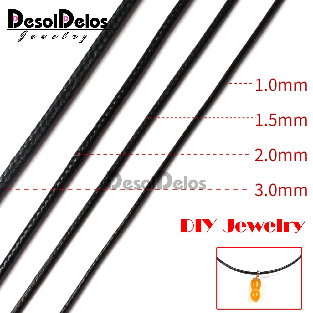 3pcs/lot Leather Cord Black Necklace Cord Wax Rope Chain With Stainless Steel Rotary Buckle For DIY Necklace Jewelry Making 1-3m
3pcs/lot Leather Cord Black Necklace Cord Wax Rope Chain With Stainless Steel Rotary Buckle For DIY Necklace Jewelry Making 1-3m