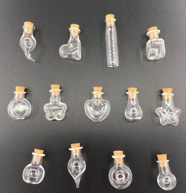 10pcs/lot Bulb round heart square stars Teardrop Shape Mini Glass Bottles Jars with Cork Wish Note Craft Bottle (Clear)
10pcs/lot Bulb round heart square stars Teardrop Shape Mini Glass Bottles Jars with Cork Wish Note Craft Bottle (Clear)