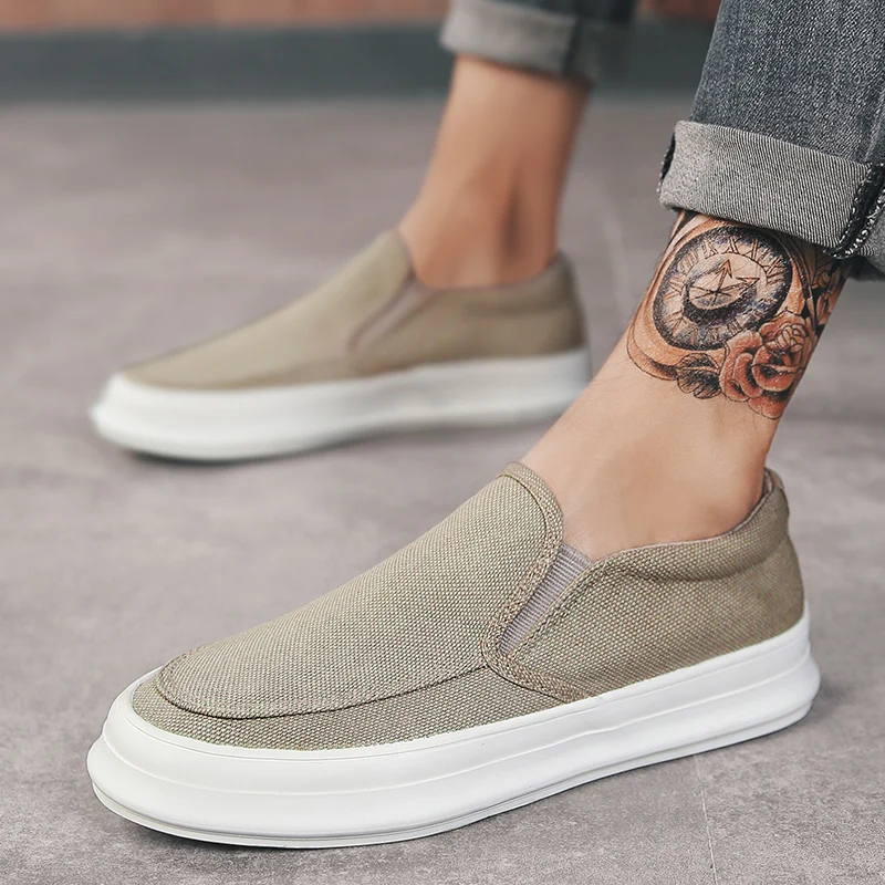 2018 Old Beijing Cloth Shoe Men A Foot Pedal Lazy Person Shoe Recreational Men's Shoe Thick Bottom Heighten Men's Canvas Shoes 5
2018 Old Beijing Cloth Shoe Men A Foot Pedal Lazy Person Shoe Recreational Men's Shoe Thick Bottom Heighten Men's Canvas Shoes 5