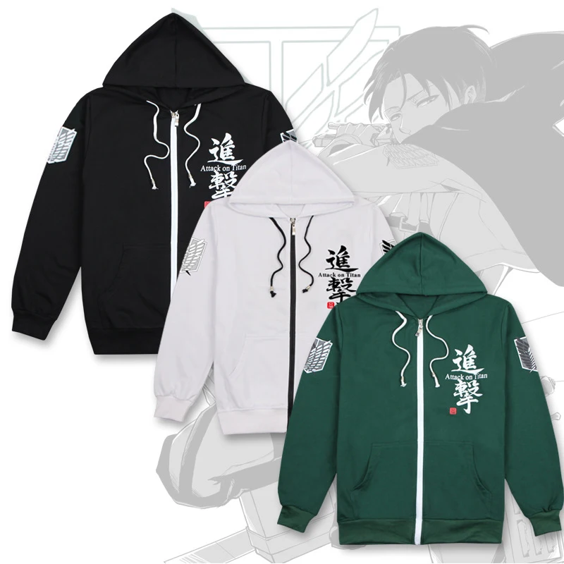 Anime Attack on Titan Hoodies Eren Mikasa Unisex Hoodie Hooded Sweatshirt Shingeki No Kyojin Cosplay Costumes
Anime Attack on Titan Hoodies Eren Mikasa Unisex Hoodie Hooded Sweatshirt Shingeki No Kyojin Cosplay Costumes