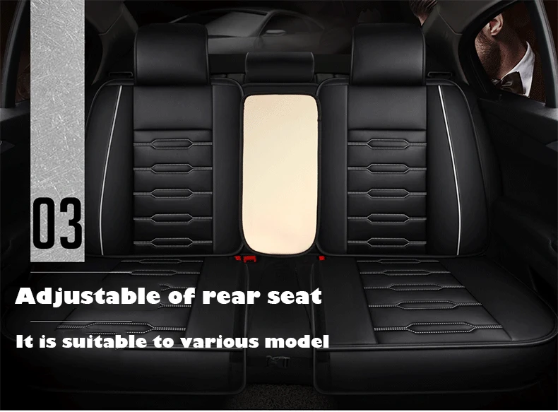 Single Water Resistant Leather Look Seat Cover For Toyota