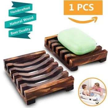 Natural Wood Wooden Soap Dish Storage Tray Holder Bath Shower Plate Bathroom Decor
Natural Wood Wooden Soap Dish Storage Tray Holder Bath Shower Plate Bathroom Decor