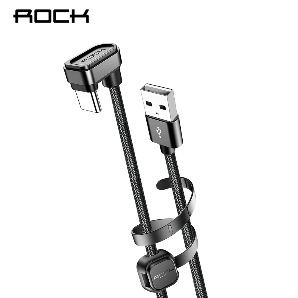 ROCK USB Type C кабель для телефона U-образный игровой быстрая зарядка подставка Samsung