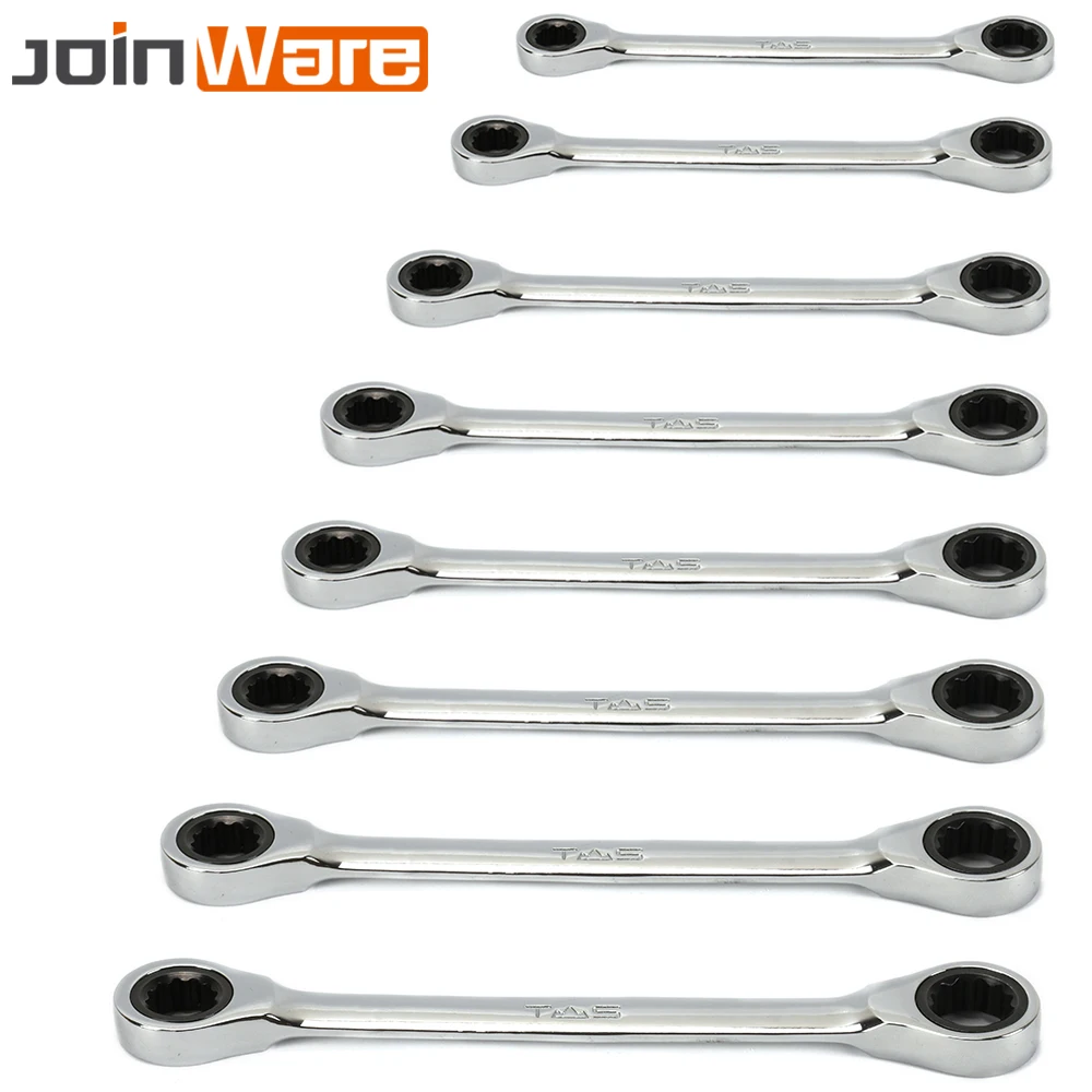 1Pc Double End Wrench Ratchet Multi Gear Ring Spanner Handle Chrome Vanadium Full Polished Daul Head Two-way Hand Repair Tools
1Pc Double End Wrench Ratchet Multi Gear Ring Spanner Handle Chrome Vanadium Full Polished Daul Head Two-way Hand Repair Tools