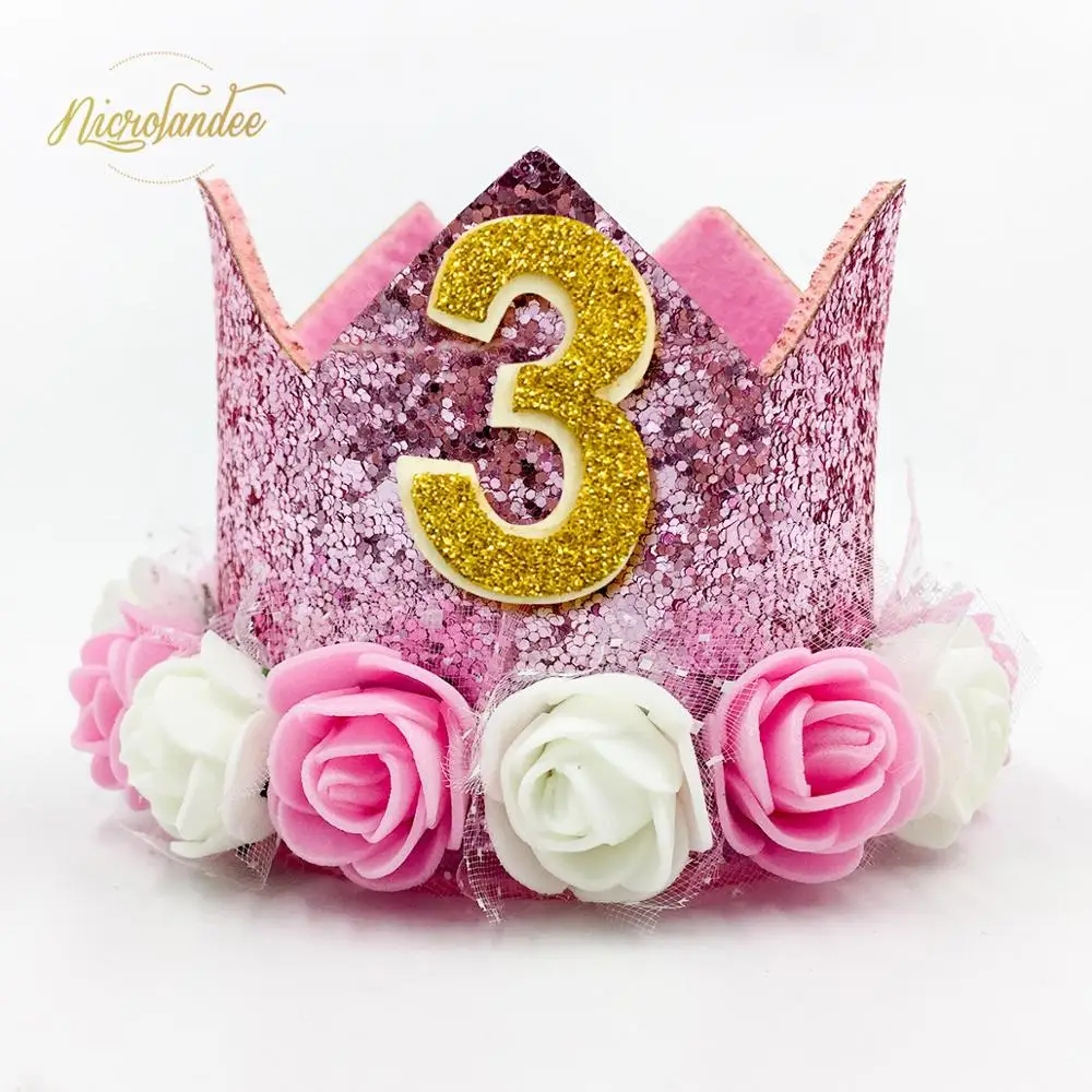 NICROLANDEE Flower Crown Birthday Hat Children's Birthday Party Decoration Cake Cap Photo Props Headwear Sequin Hat 182
NICROLANDEE Flower Crown Birthday Hat Children's Birthday Party Decoration Cake Cap Photo Props Headwear Sequin Hat 182