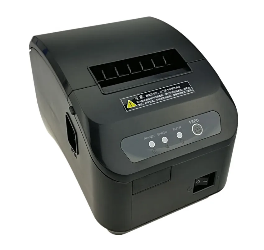 

30PCS High quality pos printer 80mm thermal bill receipt Small ticket barcode printer automatic cutting machine printer
