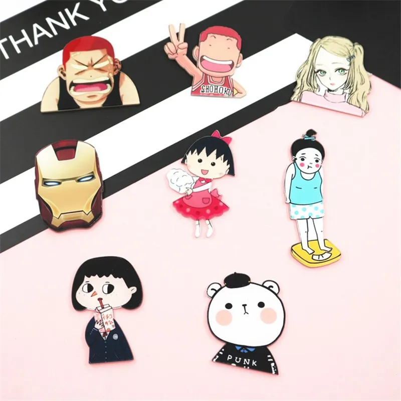 1 PCS Cartoon SLAM DUNK Acrylic Badges Icon iron Man Acrylic Badge For Clothes Backpack Brooch Street Fashion Pin Decoration
1 PCS Cartoon SLAM DUNK Acrylic Badges Icon iron Man Acrylic Badge For Clothes Backpack Brooch Street Fashion Pin Decoration