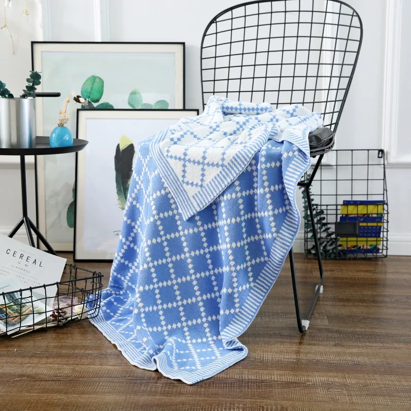 New autumn winter products diamond Jacquard European knitted blankets Breathable Skin-friendly Seasonal sofa blankets sheet
New autumn winter products diamond Jacquard European knitted blankets Breathable Skin-friendly Seasonal sofa blankets sheet