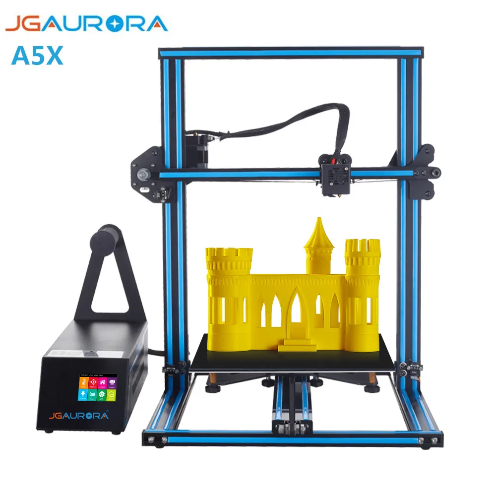 JGAURORA A5X 3D Printer Max Build Size 2.8'' HD Touch Screen BDG Heated Bed Dual Z Axis Screw Rod 3d Printing Machine PK A5
JGAURORA A5X 3D Printer Max Build Size 2.8'' HD Touch Screen BDG Heated Bed Dual Z Axis Screw Rod 3d Printing Machine PK A5