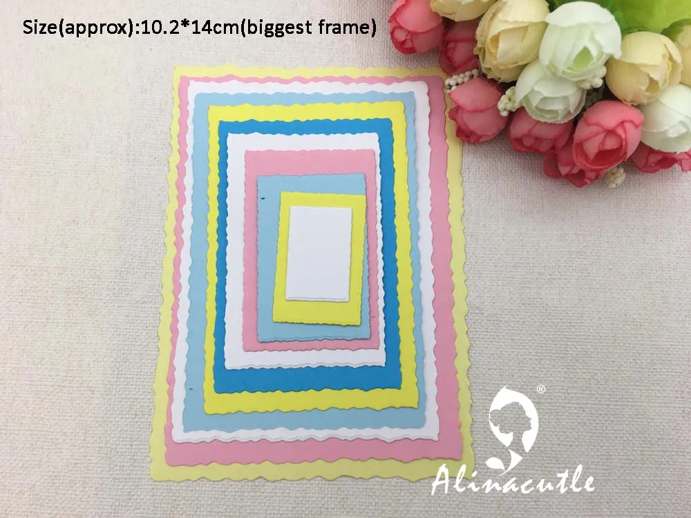 METAL CUTTING DIES cut alinacraft mega 11pc wavy rectangle frame Scrapbook paper craft handmade card punchart cutter die cut
METAL CUTTING DIES cut alinacraft mega 11pc wavy rectangle frame Scrapbook paper craft handmade card punchart cutter die cut