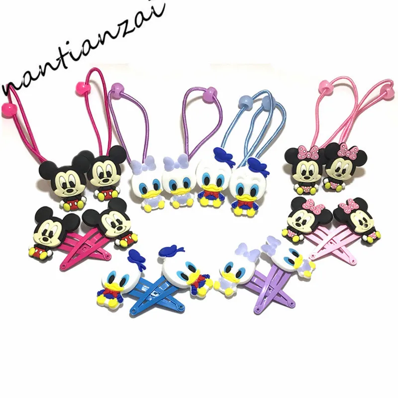 8PCS Hair pins Mickey mouse Minnie Donald Duck Girls Cartoon Hair Clips Hairband Hair rope Headwear Hair Accessories Kids Gift
8PCS Hair pins Mickey mouse Minnie Donald Duck Girls Cartoon Hair Clips Hairband Hair rope Headwear Hair Accessories Kids Gift