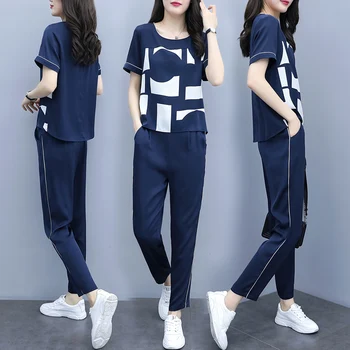 Casual Print Two Piece Set Top And Pants Conjunto Feminino Ensemble Femme Deux Pieces Women's Summer Suit Tracksuit Ukraine
Casual Print Two Piece Set Top And Pants Conjunto Feminino Ensemble Femme Deux Pieces Women's Summer Suit Tracksuit Ukraine