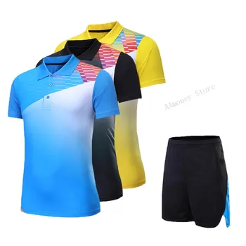 Adsmoney Women Men Tennis Set Badminton Table Tennis polo Shirt+Shorts Men Breathable Quick Dry Sport Clothes
Adsmoney Women Men Tennis Set Badminton Table Tennis polo Shirt+Shorts Men Breathable Quick Dry Sport Clothes