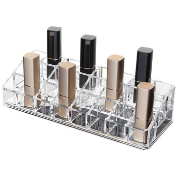 24Grid Transparent Lipstick Holder Clear Acrylic Display Stand Cosmetic Storage Box Makeup Organizer Storage Casex
24Grid Transparent Lipstick Holder Clear Acrylic Display Stand Cosmetic Storage Box Makeup Organizer Storage Casex