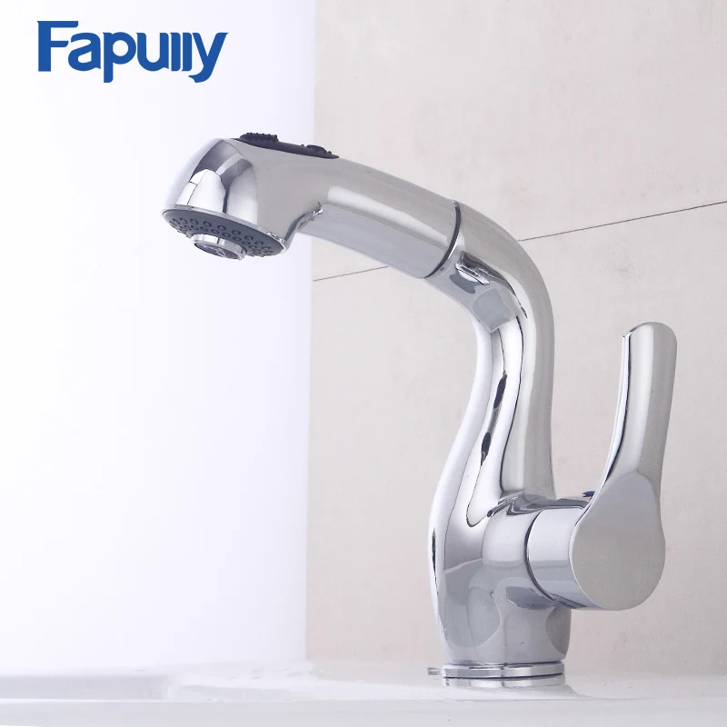 Fapully Kitchen Faucet Pull out Single Handle Deck mount Mixer Chrome Water Tap Kitchen Sink Faucet Taps Torneira Grifo
Fapully Kitchen Faucet Pull out Single Handle Deck mount Mixer Chrome Water Tap Kitchen Sink Faucet Taps Torneira Grifo