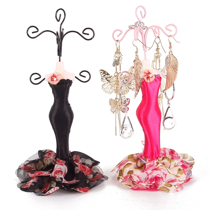 Black Red Mannequin Princess Dress Earrings Display Rack Fashion Jewelry Show Stand Holder For Women #92065
Black Red Mannequin Princess Dress Earrings Display Rack Fashion Jewelry Show Stand Holder For Women #92065