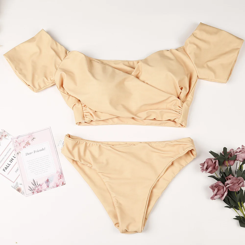 Sexy Thong Bikini Set Yellow Swimwear Women Off Shoulder Low Waist Swimsuit Push Up Swimming Suit For Women Beach Suit Swimming
Sexy Thong Bikini Set Yellow Swimwear Women Off Shoulder Low Waist Swimsuit Push Up Swimming Suit For Women Beach Suit Swimming